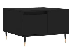 Mesa De Centro*vidaxl Mesa de centro 55x55x36,5 cm derivados de madeira Preto