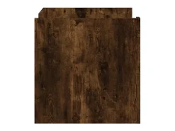 vidaxl Mesa de centro 80x50x50 cm derivados de madeira carvalho fumado^ Mesa De Centro