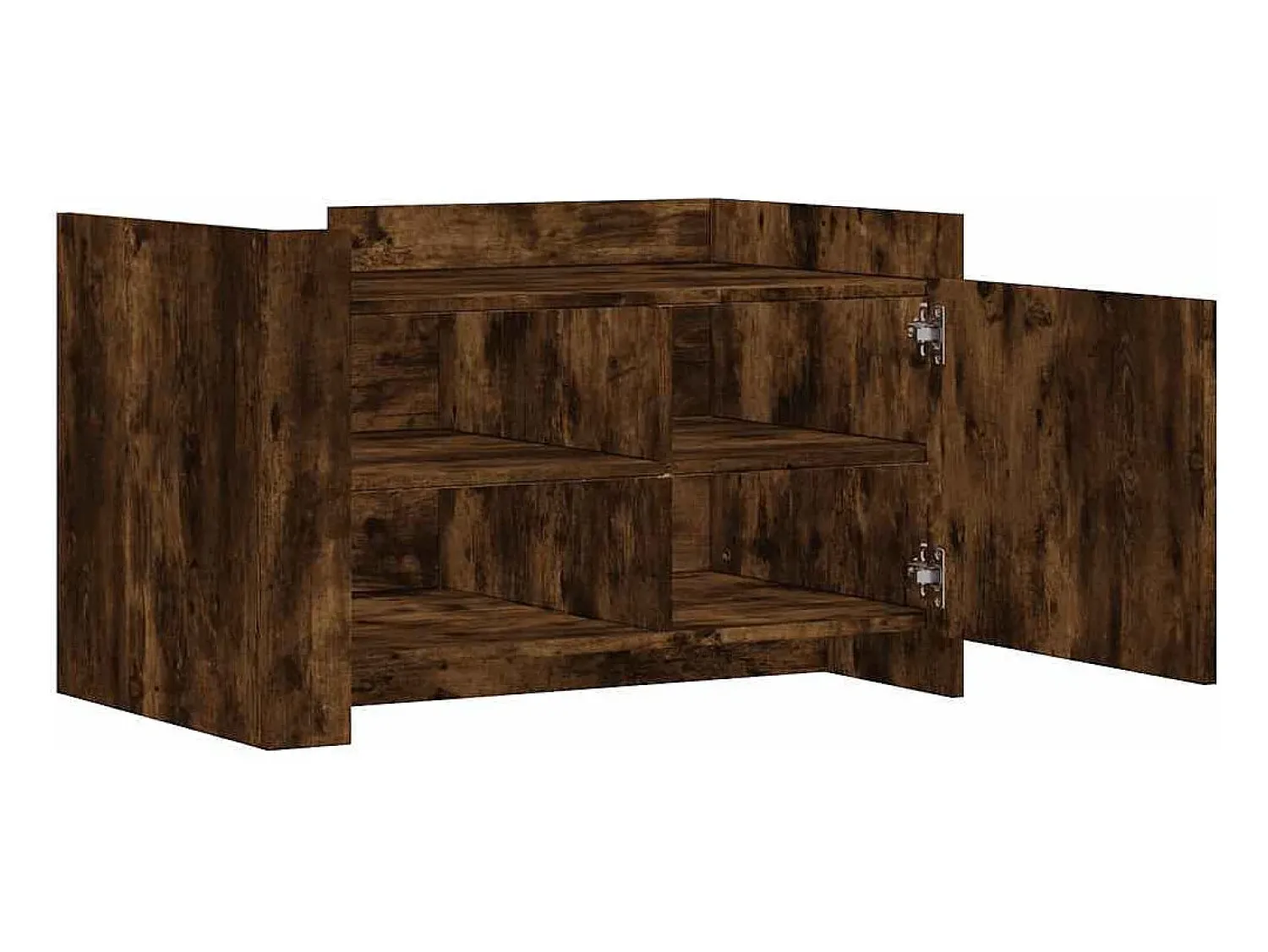 vidaxl Mesa de centro 80x50x50 cm derivados de madeira carvalho fumado^ Mesa De Centro