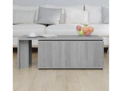 Hot Mesa de centro 150x50x35 cm derivados de madeira cinza sonoma PT407188 Cinzento