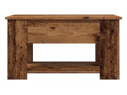 Hot vidaxl Mesa de centro 79x49x41 cm derivados madeira madeira velha Natural claro
