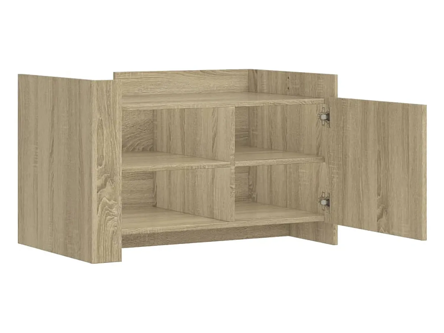 Mesa De Centro|vidaxl Mesa de centro 80x50x50 cm derivados de madeira carvalho sonoma Natural claro