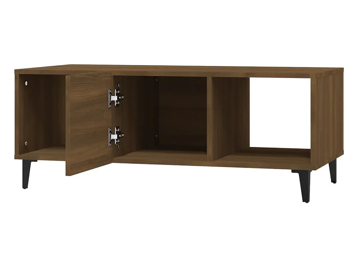 Mesa De Centro*vidaxl Mesa de centro 102x50x40 cm derivados madeira carvalho castanho Natural claro