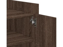 Hot vidaxl Mesa de centro 80x50x50 cm derivados madeira carvalho castanho Natural claro