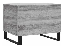 vidaxl Mesa de centro 60x44,5x45 cm derivados de madeira cinza sonoma^ Mesa De Centro