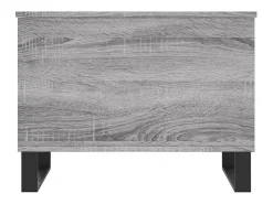 vidaxl Mesa de centro 60x44,5x45 cm derivados de madeira cinza sonoma^ Mesa De Centro