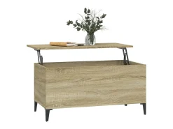 Mesa De Centro* Mesa de centro 90x44,5x45 cm derivados madeira carvalho sonoma PT354481 Castanho