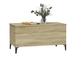 Mesa De Centro* Mesa de centro 90x44,5x45 cm derivados madeira carvalho sonoma PT354481 Castanho