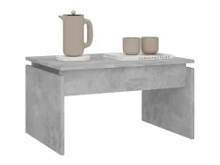 Mesa de centro 68x50x38 cm derivados madeira cimento PT256287^ Mesa De Centro