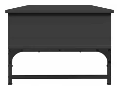Mesa De Centro*vidaxl Mesa de centro 100x50x35 cm derivados de madeira/metal Preto