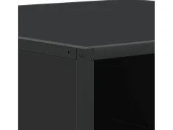 vidaxl Mesa de centro 100x100x30 cm derivados de madeira/metal^ Mesa De Centro