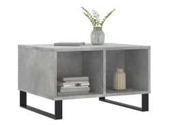 Online Mesa de centro 60x50x36,5 cm derivados de madeira cinza cimento PT472387 Cinzento