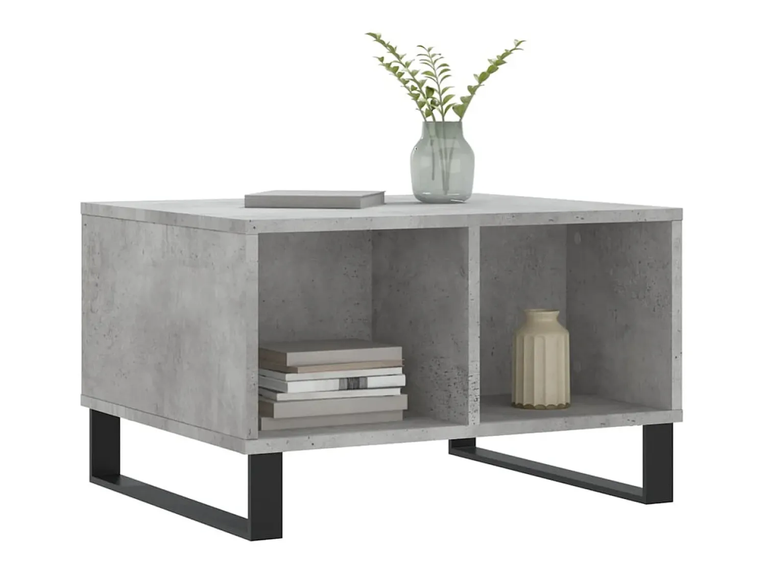 Online Mesa de centro 60x50x36,5 cm derivados de madeira cinza cimento PT472387 Cinzento