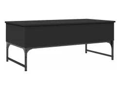 Mesa De Centro* Mesa de centro 100x50x40 cm derivados de madeira/metal PT762302 Preto