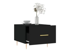 Mesa De Centro* Mesa de centro 50x50x40 cm derivados de madeira PT402885 Preto