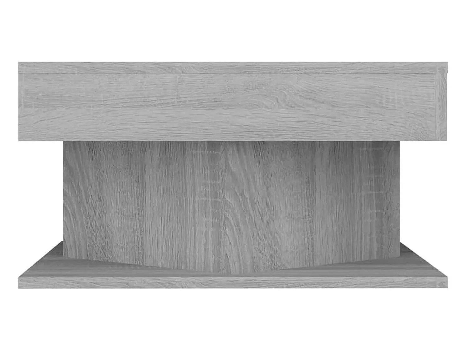 Mesa De Centro*vidaxl Mesa de centro 57x57x30 cm derivados de madeira sonoma Cinzento