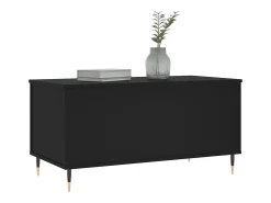 Mesa De Centro*vidaxl Mesa de centro 90x44,5x45 cm derivados de madeira Preto