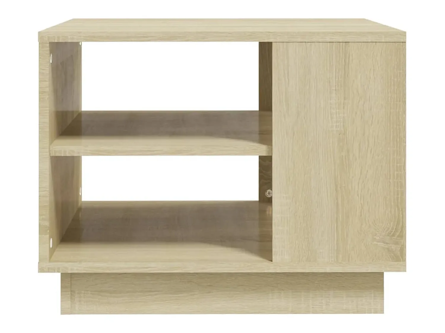 Mesa De Centro|vidaxl Mesa de centro 55x55x43 cm derivados de madeira carvalho sonoma Natural claro