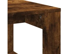 Outlet vidaxl Mesa de centro 102x50x35 cm derivados madeira carvalho fumado Natural claro