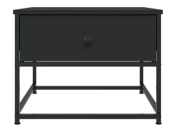 Mesa De Centro*vidaxl Mesa de centro 51x51x40 cm derivados de madeira Preto