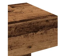 Mesa De Centro*vidaxl Mesa de centro 100x49,5x31 cm derivados madeira madeira velha Castanho