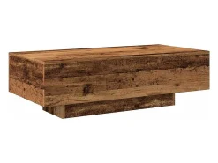 Mesa De Centro*vidaxl Mesa de centro 100x49,5x31 cm derivados madeira madeira velha Castanho