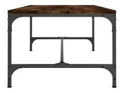 Mesa De Centro|vidaxl Mesa de centro 100x50x35 cm derivados madeira carvalho fumado Natural claro