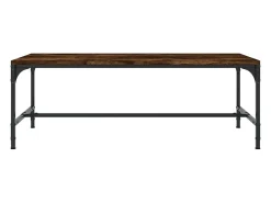 Mesa De Centro|vidaxl Mesa de centro 100x50x35 cm derivados madeira carvalho fumado Natural claro