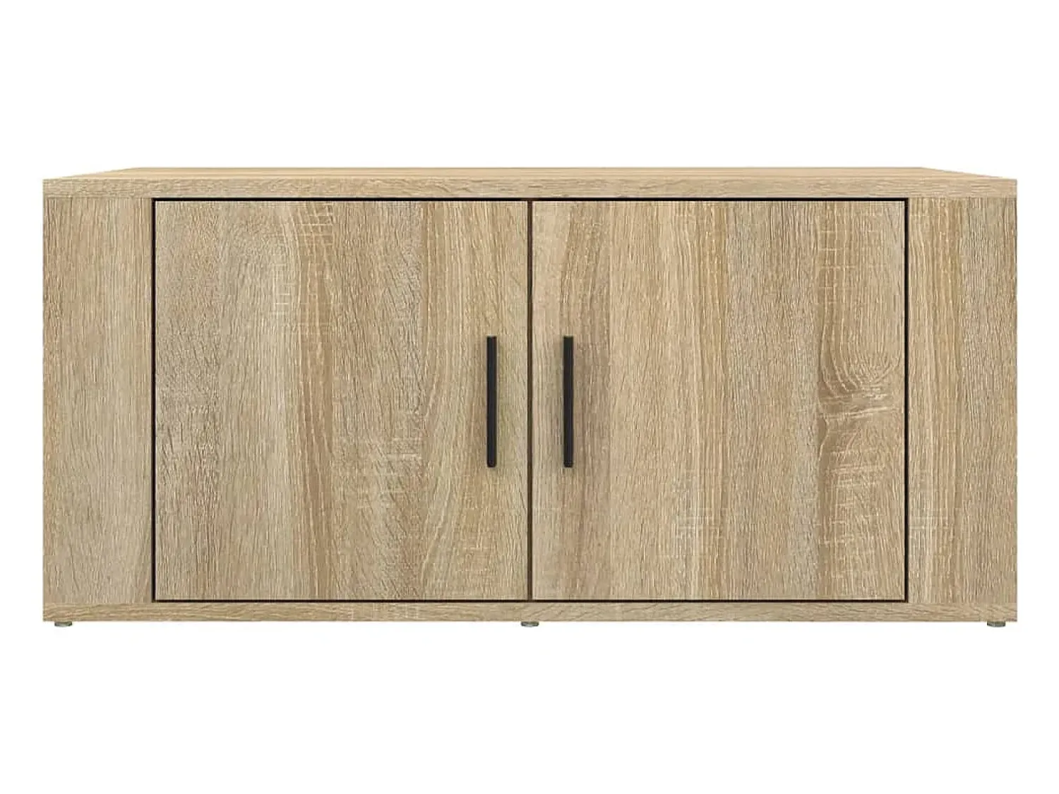 vidaxl Mesa de centro 80x50x36 cm derivados madeira carvalho sonoma^ Mesa De Centro