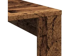 Mesa De Centro|vidaxl Mesa de centro 100x100x35 cm deriv. de madeira madeira velha Natural claro
