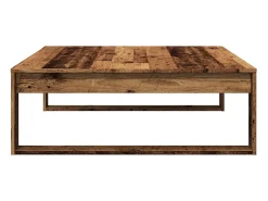 Mesa De Centro|vidaxl Mesa de centro 100x100x35 cm deriv. de madeira madeira velha Natural claro