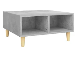 Mesa De Centro* Mesa de centro 60x60x30 cm derivados de madeira cinza cimento PT577404 Cinzento