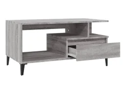 Mesa De Centro* Mesa de centro 90x49x45 cm derivados de madeira sonoma PT220632 Cinzento