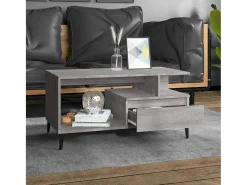 Mesa De Centro* Mesa de centro 90x49x45 cm derivados de madeira sonoma PT220632 Cinzento