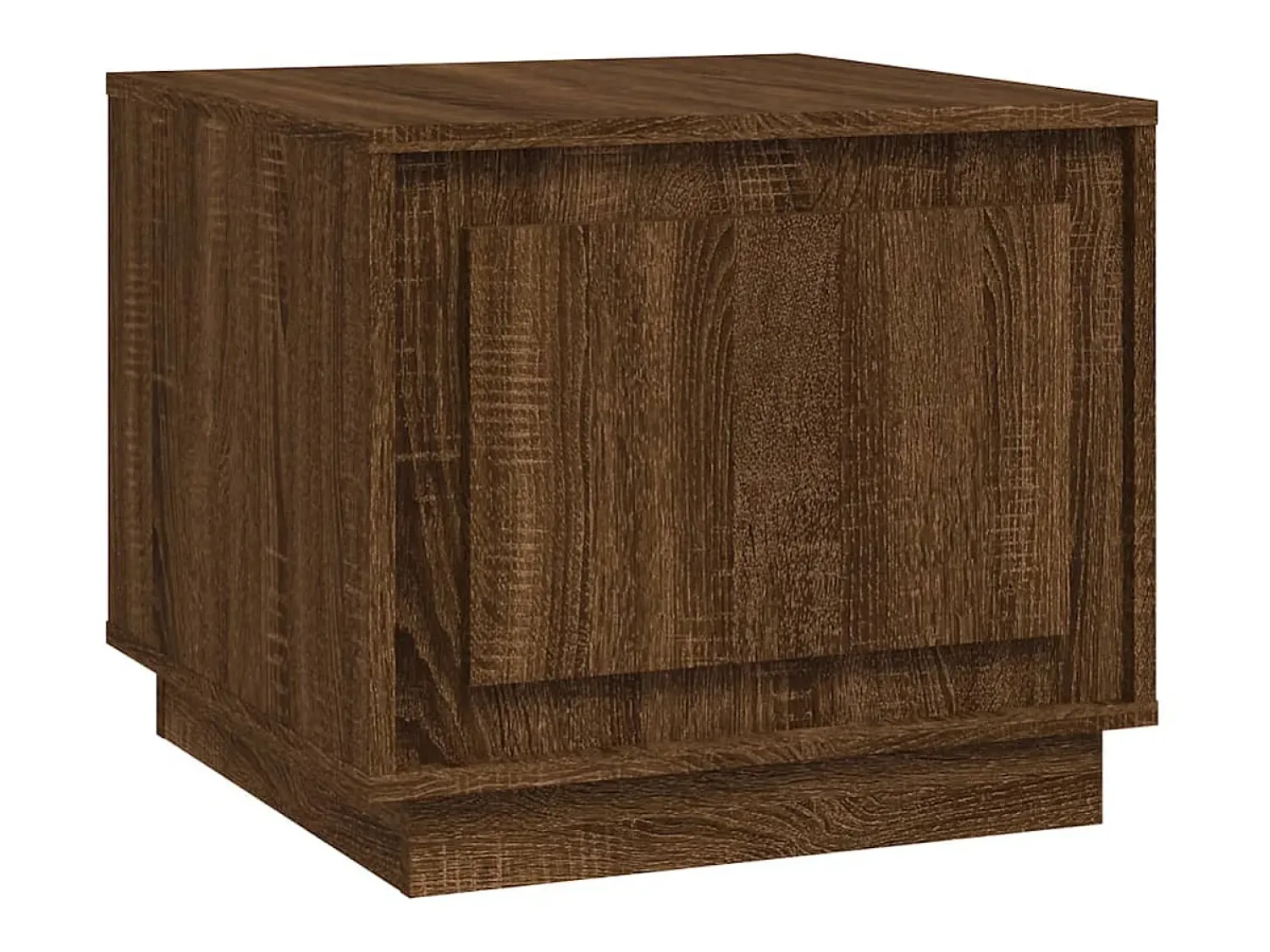 Outlet Mesa de centro 51x50x44 cm derivados madeira carvalho PT949112 Castanho