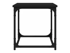 Mesa De Centro| Mesa de centro 40x40x40 cm derivados de madeira PT749795 Preto