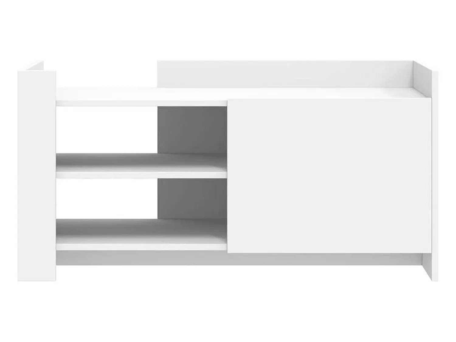 New Mesa de centro 100x50x50 cm derivados de madeira PT346890 Branco