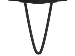 Mesa De Centro*vidaxl Mesa de centro 102x44,5x50 cm derivados de madeira Preto