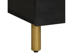 Mesa De Centro*vidaxl Mesa de centro 80x50x40 cm derivados de madeira Preto