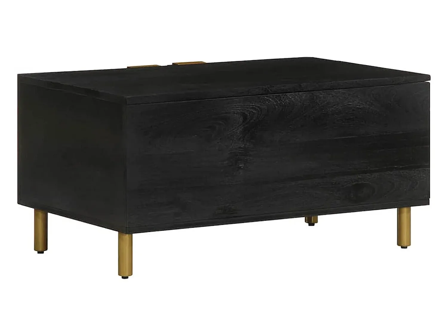 Mesa De Centro*vidaxl Mesa de centro 80x50x40 cm derivados de madeira Preto