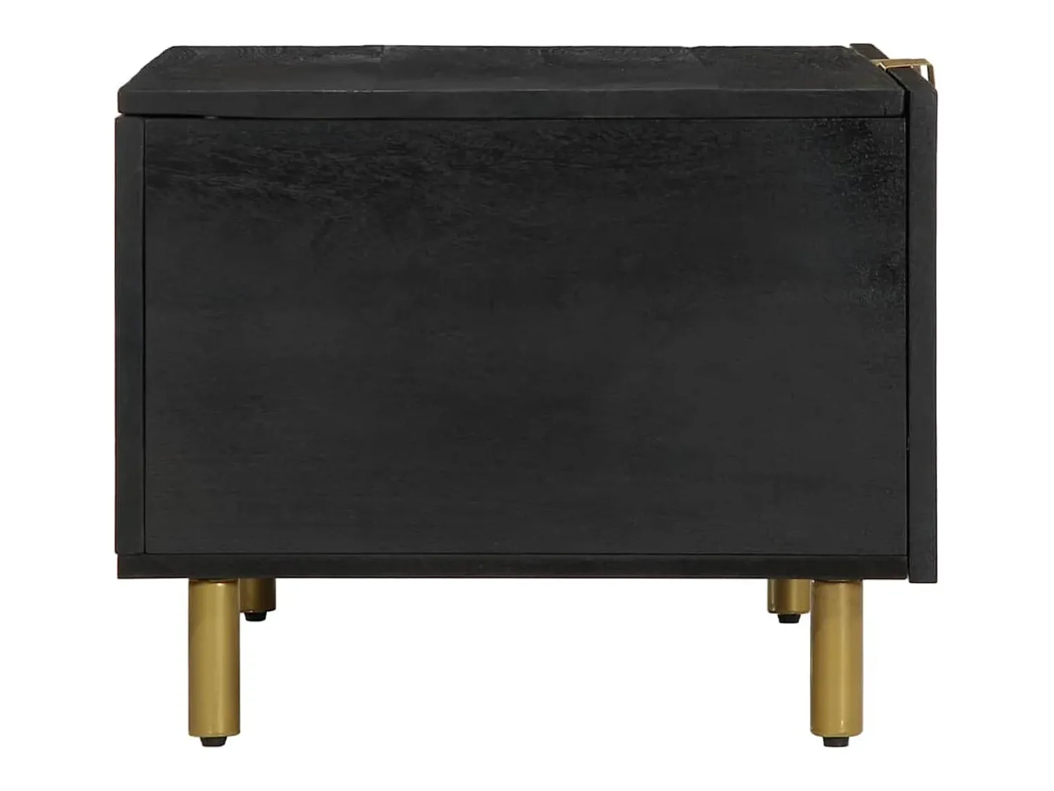 Mesa De Centro*vidaxl Mesa de centro 80x50x40 cm derivados de madeira Preto