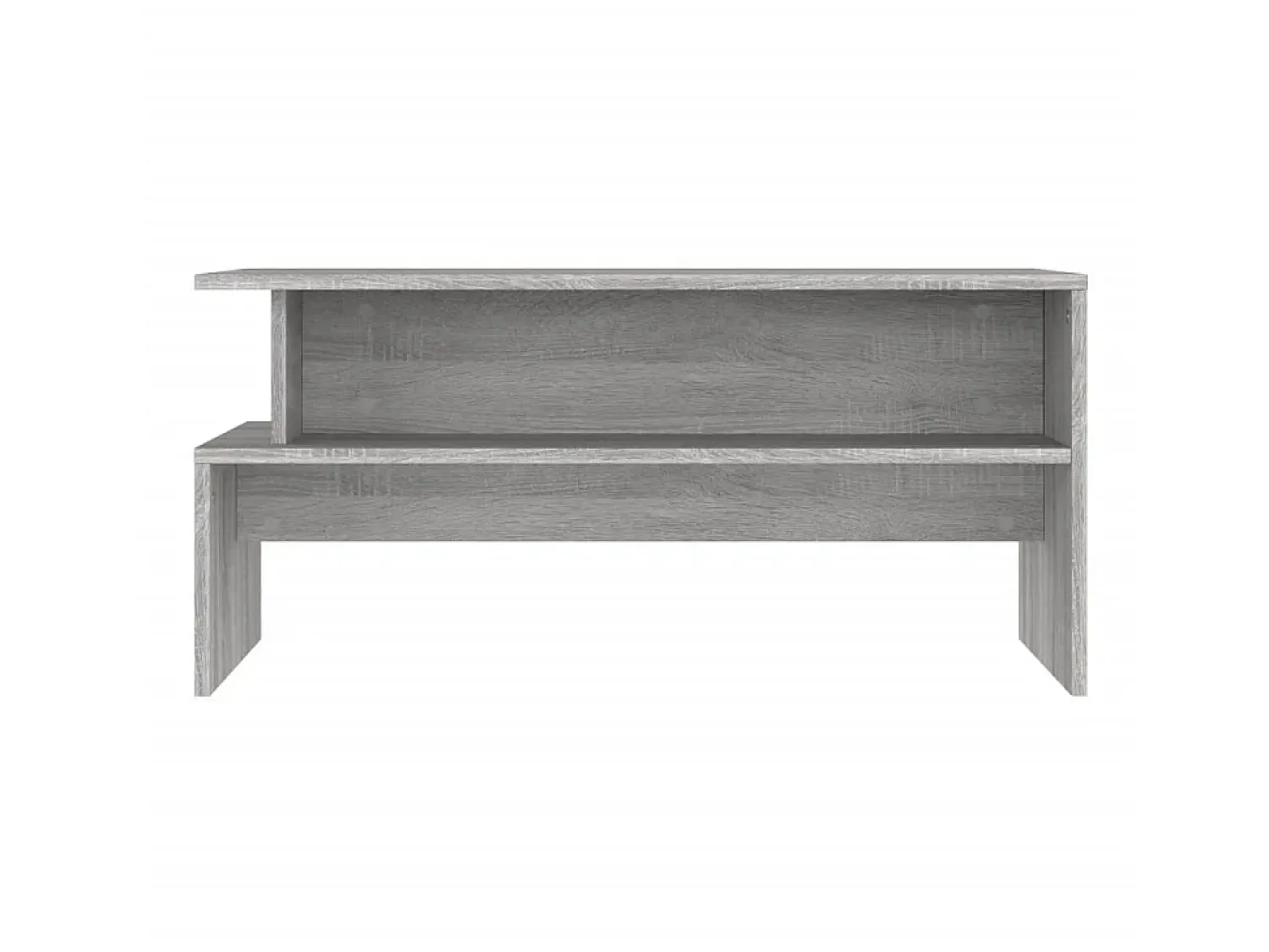Clearance Mesa de centro 90x55x42,5 cm derivados de madeira cinza sonoma PT449566 Cinzento