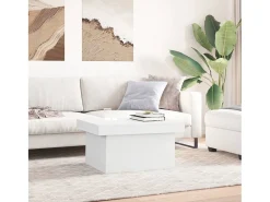 Mesa De Centro* Mesa de centro 100x55x40 cm derivados de madeira PT531165 Branco