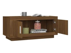 Clearance Mesa de centro 102x50x45 cm derivados madeira carvalho PT177387 Castanho