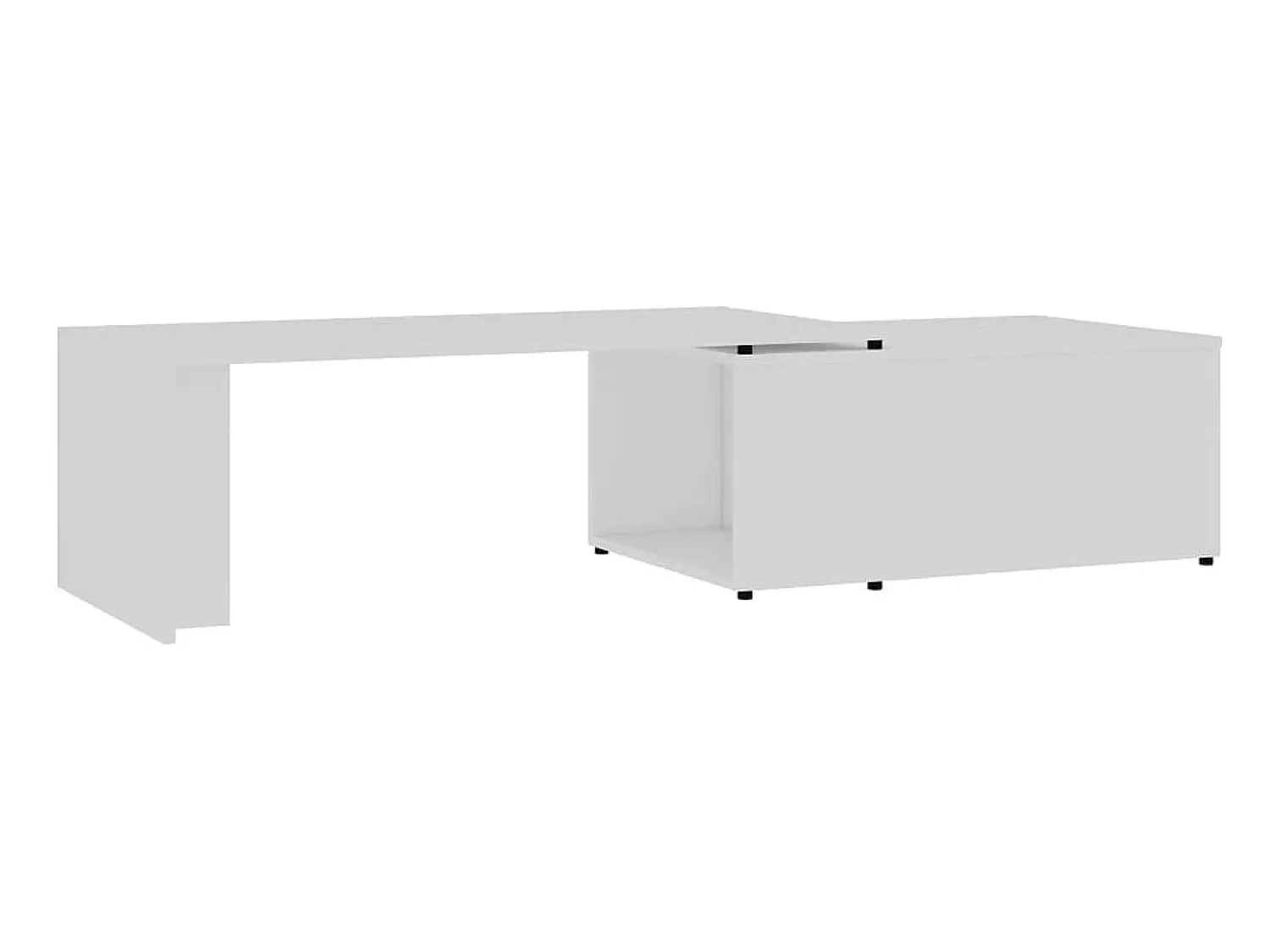 Mesa De Centro* Mesa de centro 150x50x35 cm derivados de madeira PT381450 Branco