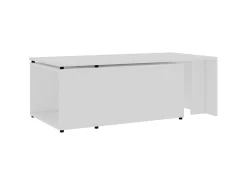 Mesa De Centro* Mesa de centro 150x50x35 cm derivados de madeira PT381450 Branco