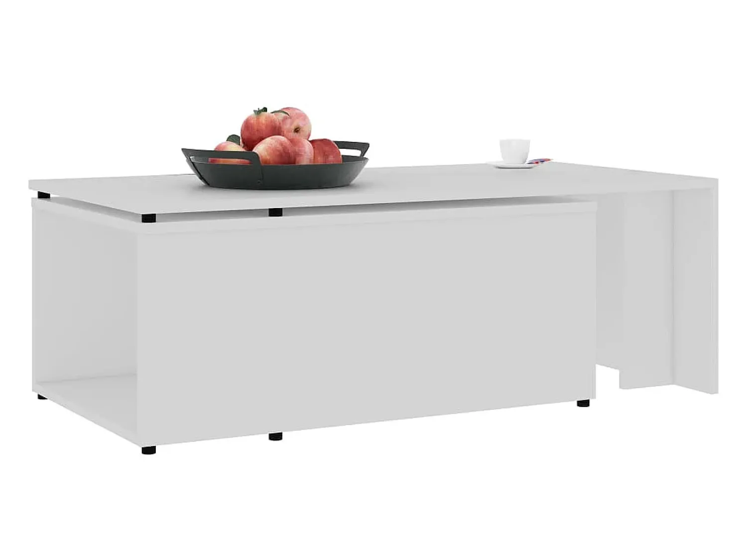 Mesa De Centro* Mesa de centro 150x50x35 cm derivados de madeira PT381450 Branco