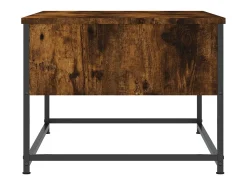 Mesa De Centro* Mesa de centro 100x51x40 cm derivados madeira carvalho fumado PT918451 Castanho