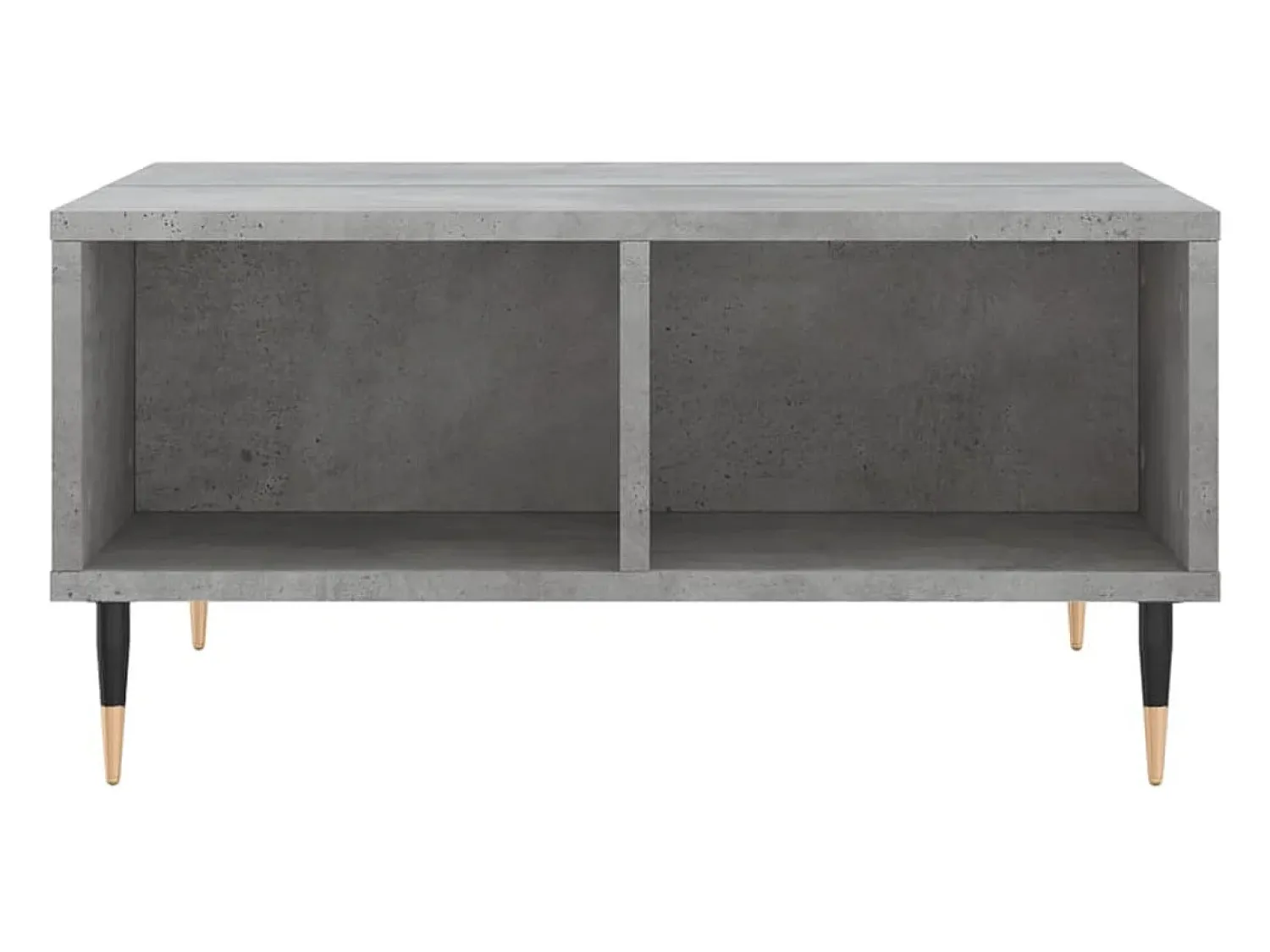 Discount vidaxl Mesa de centro 60x60x30 cm derivados de madeira cinza cimento Cinzento claro