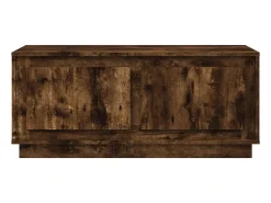 vidaxl Mesa de centro 102x50x44 cm derivados madeira carvalho fumado^ Mesa De Centro